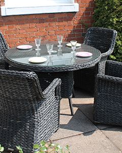 Midnight Montana Round Dining Table