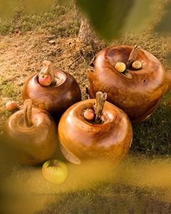 Wholesale Apple Wooden Ornament 