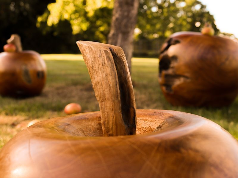 Wholesale Apple Wooden Ornament 