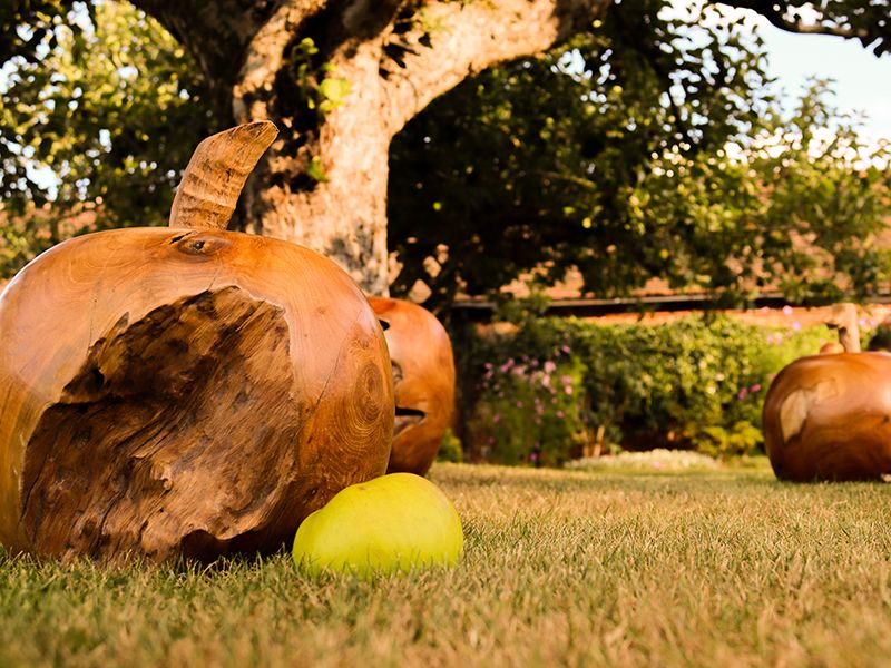Wholesale Apple Wooden Ornament 