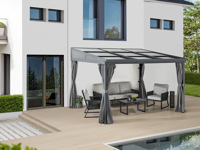 Wholesale Four Seasons Wall Mounted Gazebo 3m x 4.8m | FEB OFFERS