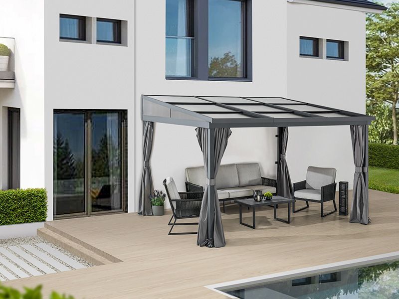 Wholesale Four Seasons Wall Mounted Gazebo 3m x 4.8m | FEB OFFERS