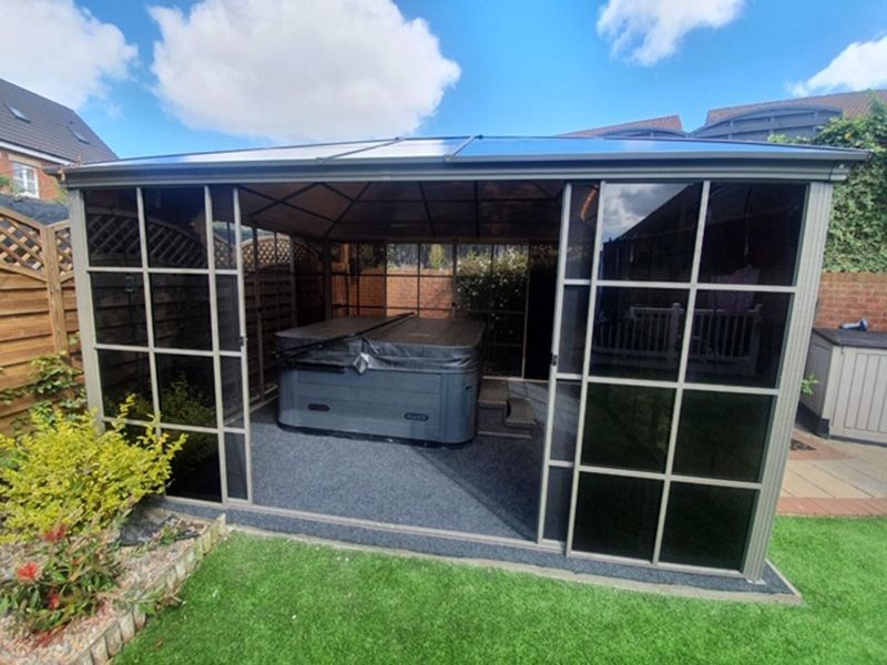 Four Seasons Screen House 3.65m x 4.3m | November Offers-Garden Furniture Centre-Free Install,HighRange,Monthly Offers,Sale,Screenhouse,Free Standing,Gazebos,Metal Gazebos,All Seasons Gazebos,All Seasons Gazebo Range,Garden Rooms Gazebos,All Seasons Range-{collection_title}