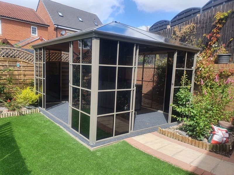 Four Seasons Screen House 3.65m x 4.3m | November Offers-Garden Furniture Centre-Free Install,HighRange,Monthly Offers,Sale,Screenhouse,Free Standing,Gazebos,Metal Gazebos,All Seasons Gazebos,All Seasons Gazebo Range,Garden Rooms Gazebos,All Seasons Range-{collection_title}