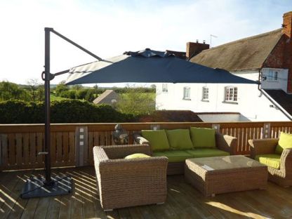 Wholesale Junior Roma 2.75m Square Cantilever Parasol & Weather Cover