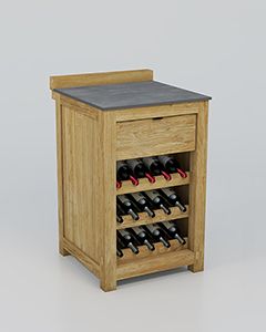Wholesale Bari Kitchen Wine Cabinet Unit 