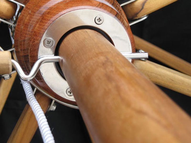 Wholesale Diamond Teak Parasol - 2.5m Diameter