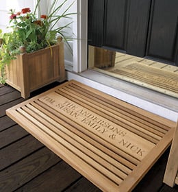 Engraved Doormat Engraving