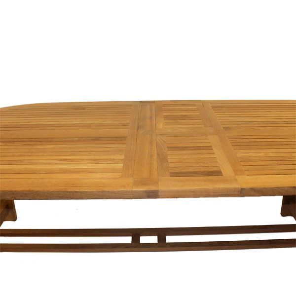 Wholesale Chunky Teak Dining Table - extendable 2.4 - 3 metres