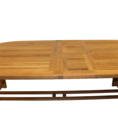 Wholesale Chunky Teak Dining Table - extendable 2.4 - 3 metres