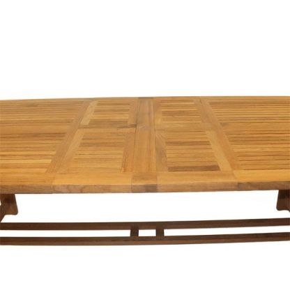 Wholesale Chunky Teak Dining Table - extendable 2.4 - 3 metres