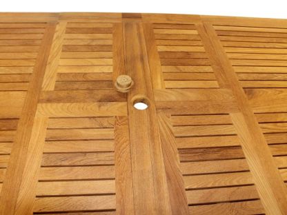 Wholesale Chunky Teak Dining Table - extendable 2.4 - 3 metres