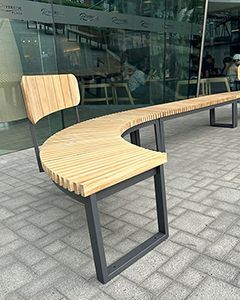 Wholesale Mandalay Curved Backless Bench | FSC® Certified | Pre-Order