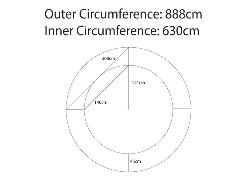 Wholesale Mandalay Curved Backless Bench | FSC® Certified | Pre-Order