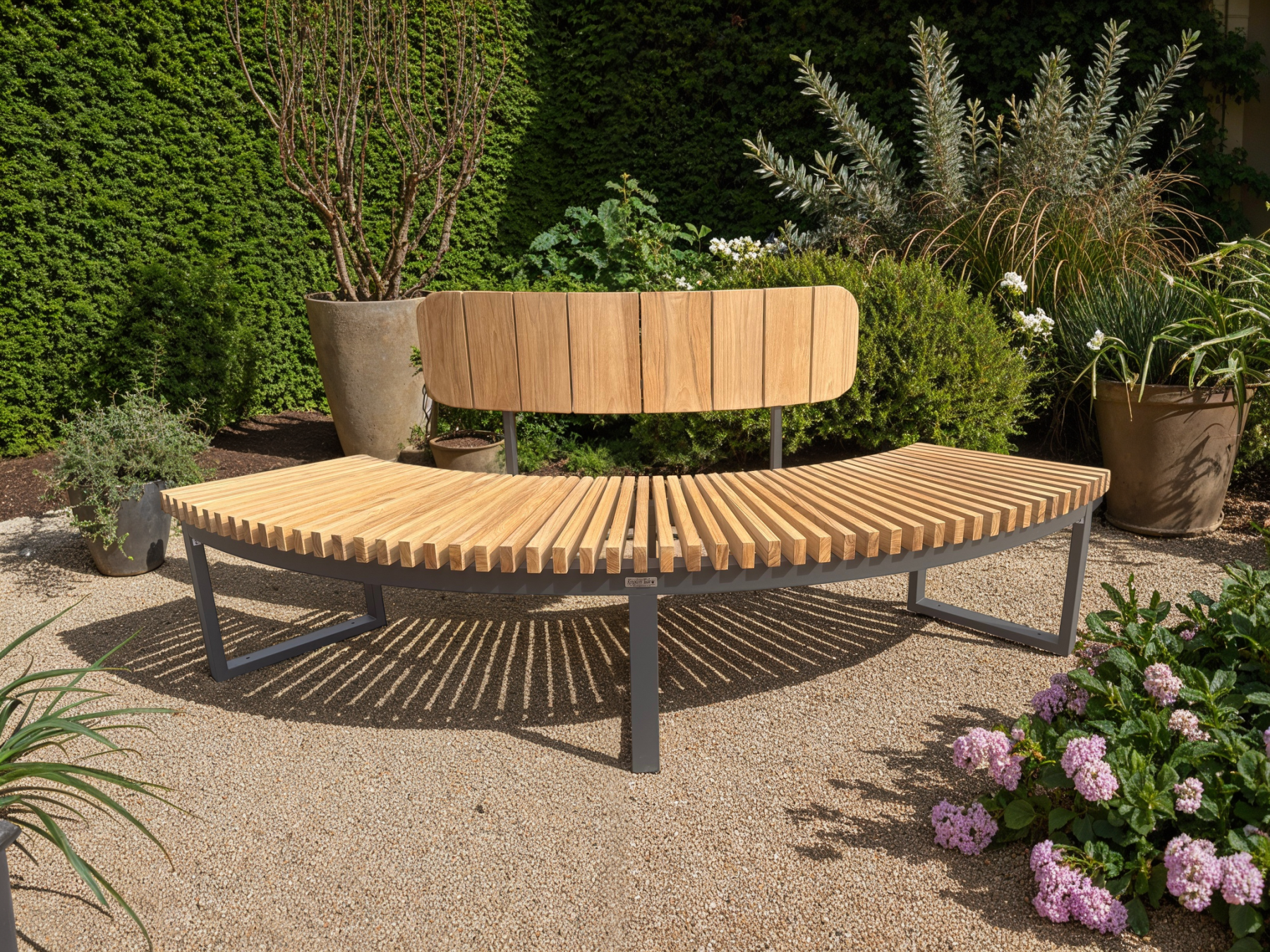 Inner Backrest | Mandalay Curved Bench-Garden Furniture Centre-LowRange,Benches,Teak Benches Benches,Curved Benches,Backless-{collection_title}