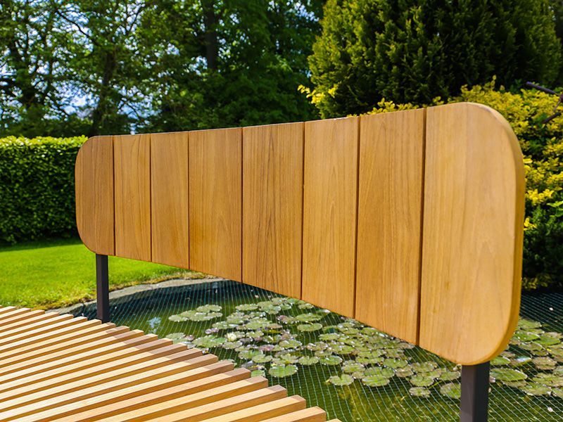 Outer Backrest | Mandalay Curved Bench-Garden Furniture Centre-LowRange,Benches,Teak Benches Benches,Curved Benches,Backless-{collection_title}