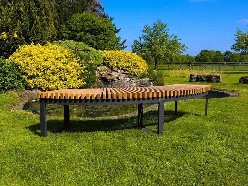 Wholesale Mandalay Curved Backless Bench | FSC® Certified | Pre-Order