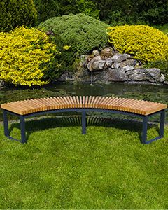 Wholesale Mandalay Curved Backless Bench | FSC® Certified | Pre-Order
