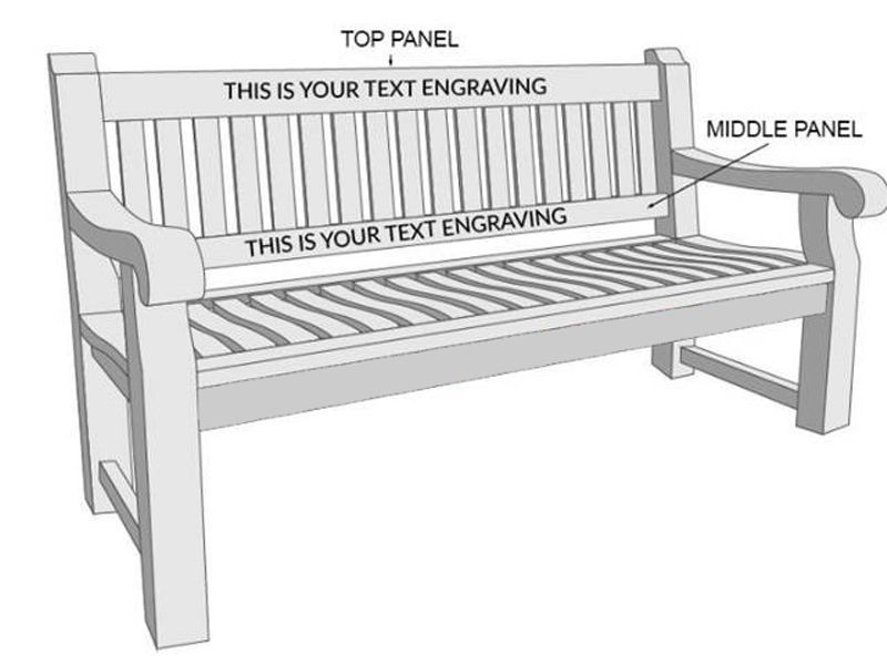 Wholesale Memorial Bench 1.5m