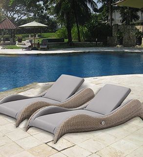 Wholesale Luxor Sun Lounger - Meteor