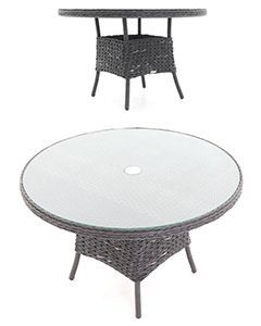 Midnight Montana Round Dining Table