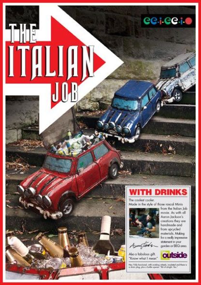 Wholesale Mini Cooper Cooler - Italian Job