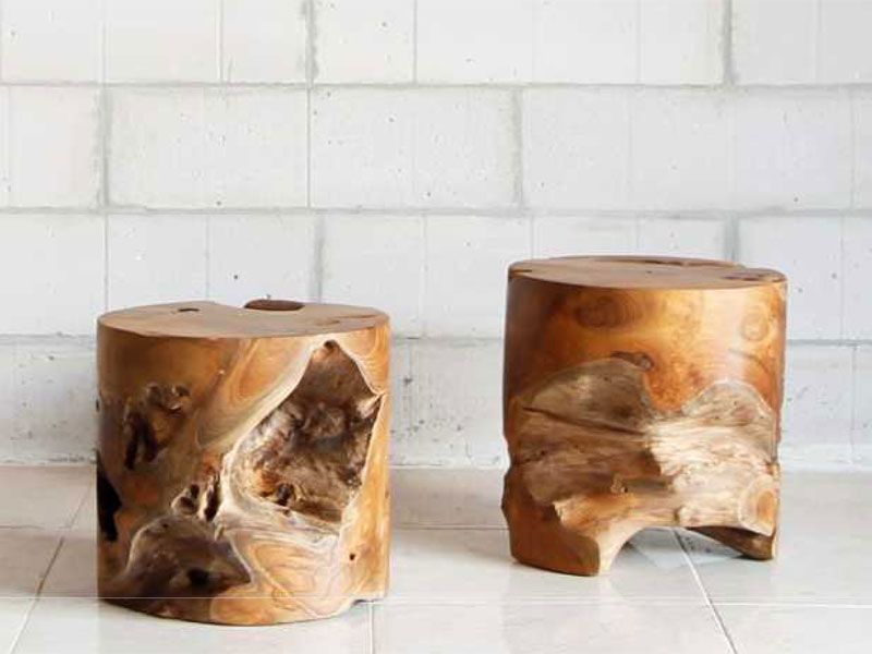 Wholesale Naga Reclaimed Round Stool