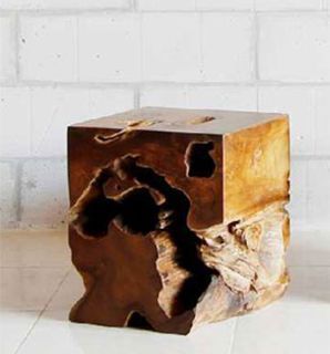 Wholesale Naga Reclaimed Teak Root Square Stool