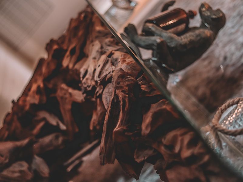 Regina Teak Root Console Table