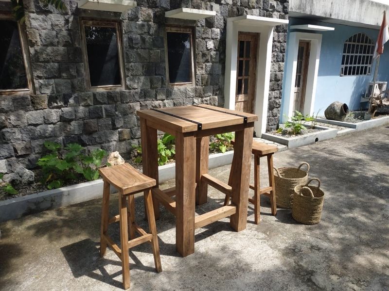 Wholesale Reclaimed Teak Bar Stool