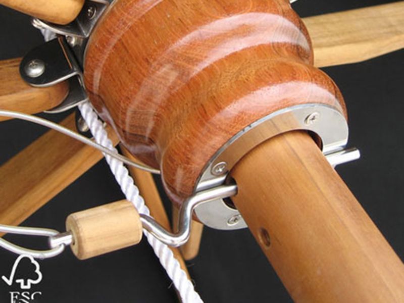 Wholesale Diamond Teak Parasol - 2.5m Diameter