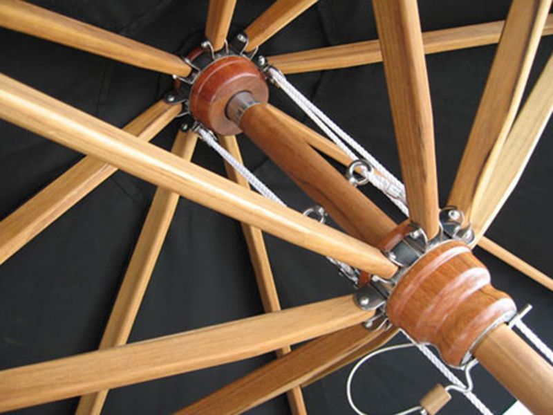 Wholesale Diamond Teak Parasol - 3M X 2M Rectangular