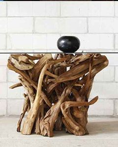 Wholesale Ace Reclaimed Teak Root Square Dining Table