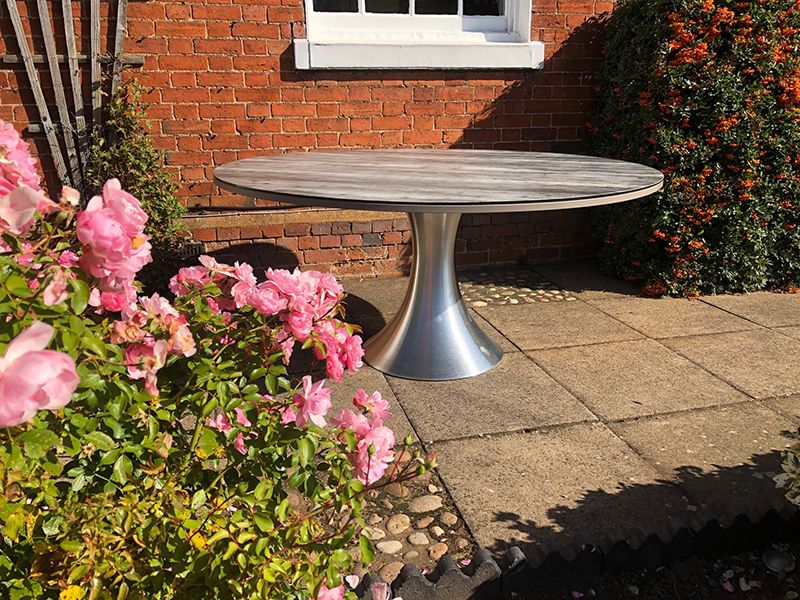 Palm Round Slate Table 