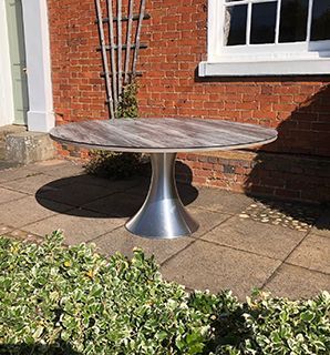 Palm Round Slate Table 