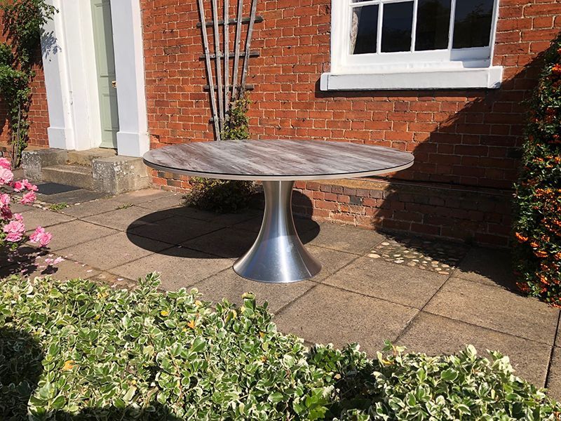 Palm Round Slate Table 