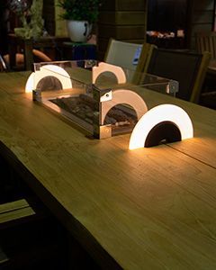 Led Magnetic Parasol/Table Light