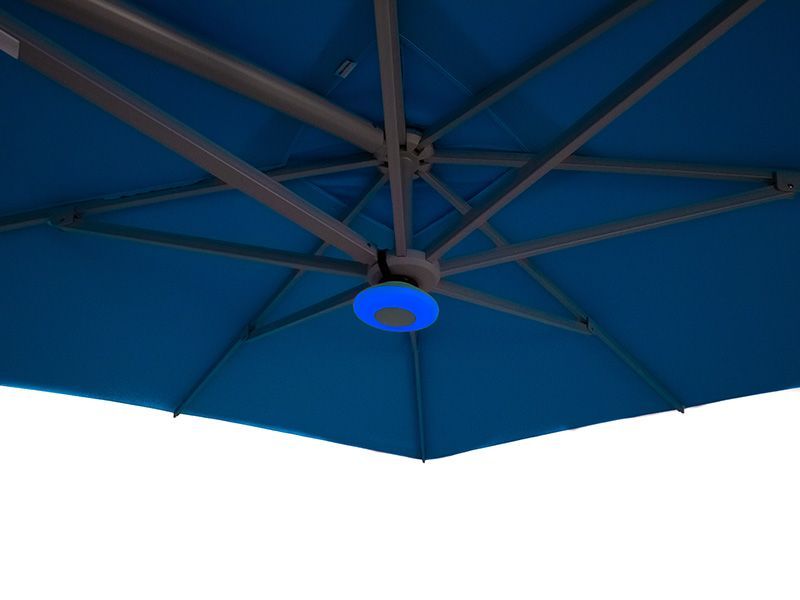 LED Parasol Light with Bluetooth Speaker