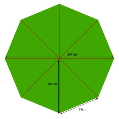 Wholesale 250cm Diameter Canopy Only