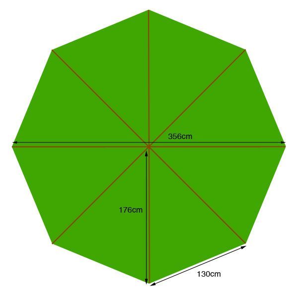Wholesale 350cm Diameter Canopy Only