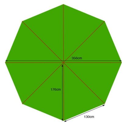Wholesale 350cm Diameter Canopy Only