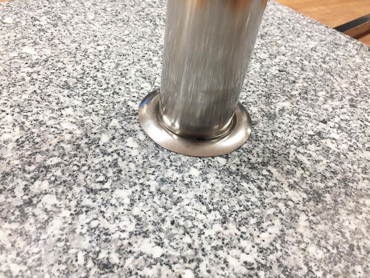 Wholesale Polished Granite 40kg Parasol Base