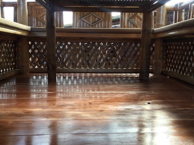 Wholesale Bamboo Gazebo Square 10ft X 11.6ft