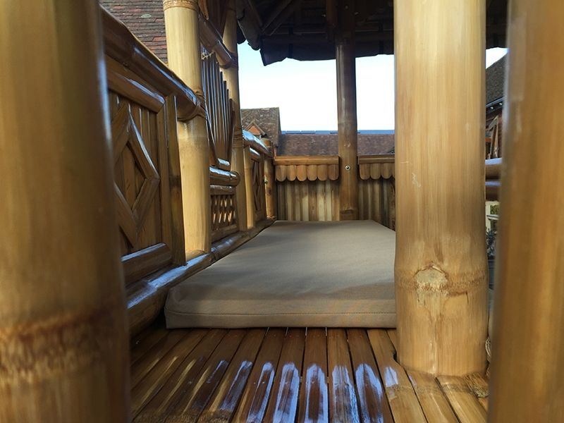 Wholesale Bamboo Gazebo Square 10ft X 11.6ft