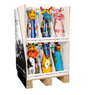 Crafted Large Animal Pallet | 12 Pieces