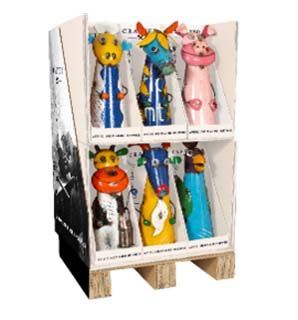 Crafted Large Animal Pallet | 12 Pieces