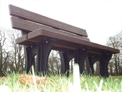 Eco Park Bench 1.3m | Brown Grain