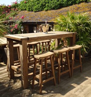 Wholesale Reclaimed Teak Bar Set