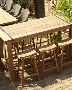 Wholesale Reclaimed Teak Bar Table 2m