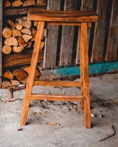 Wholesale Reclaimed Teak Bar Stool